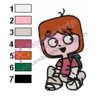 Mac Fosters Home for Imaginary Friends Embroidery Design